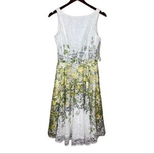 DANNY & NICOLE FLORAL LACE SHEATH DRESS NWT 4